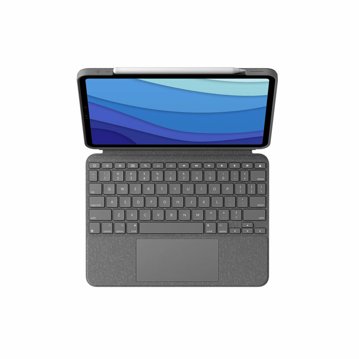 Fodral för iPad + Tangentbord Logitech 920-010145 Grå QWERTY